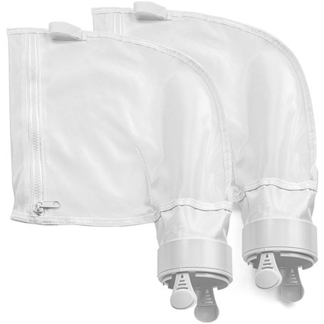 Lodd Pool - Sacs à Limon adaptables pour Polaris 280 480 Robot Nettoyeur Piscine. Lot de 2 Sacs filtres Nylon renforcés à Fermet