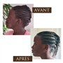 Beurre de chebe au karité et à la cire d'abeilles 100% naturel -NAWAR-, 100 g, soin intense sans rinçage anti-casse des cheveux 