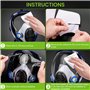 AirGearPro Cache-objectifs détachables compatibles avec le masque respiratoire complet G-750 avec filtres | Couvertures d’écran 
