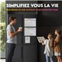 SKYCROO ® Calendrier Magnetique Frigo Blanc x3 + Accessoires - Planificateur Hebdomadaire + Mensuel + Mémo Aimanté Planning Sema