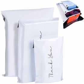 Enveloppe plastique d’expédition pour colis Vinted - x50 - HAUTE QUALITÉ - Sac "thank you" - Pochette postale de protection opaq