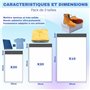 Enveloppe plastique d’expédition pour colis Vinted - x50 - HAUTE QUALITÉ - Sac "thank you" - Pochette postale de protection opaq
