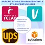 Enveloppe plastique d’expédition pour colis Vinted - x50 - HAUTE QUALITÉ - Sac "thank you" - Pochette postale de protection opaq