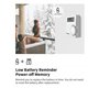 Matosio TH611 Thermostat Programmable Sans Fil Avec Récepteur, de Chaudière, Ambiante Mural Blanc