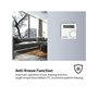 Matosio TH611 Thermostat Programmable Sans Fil Avec Récepteur, de Chaudière, Ambiante Mural Blanc
