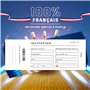 SoKawaï - Lot de 12 invitations anniversaire en Français | Thème BOWLING | Design moderne