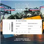 SoKawaï - Lot de 12 invitations anniversaire en Français | Thème Basketball | Format ticket | Design moderne