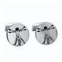 Bouton de Manchette Homme | Boutons de Manchette Originaux Pour Chemise | Cadeaux mariage Acier Inoxydable | Bijou Noir Geek Sci