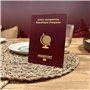 aliceandberry Carte Voyage Cadeau à Gratter Surprise - Design Passeport - Destination Personnalisable - Pastille à Gratter Suspe