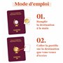 aliceandberry Carte Voyage Cadeau à Gratter Surprise - Design Passeport - Destination Personnalisable - Pastille à Gratter Suspe