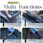 Aspirateur Voiture Puissant Sans Fil - 16000pa Réels Cyclonique - 15 Accessoires, Kit Nettoyage Voiture Complet pour Intérieur -