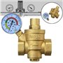 ​MK MEASURING – Manomètre de Pression d'Eau 0–8 Bar / 120 PSI, Raccord Laiton 1/4" BSP, Connecteur Latéral, Pour Réducteur de Pr