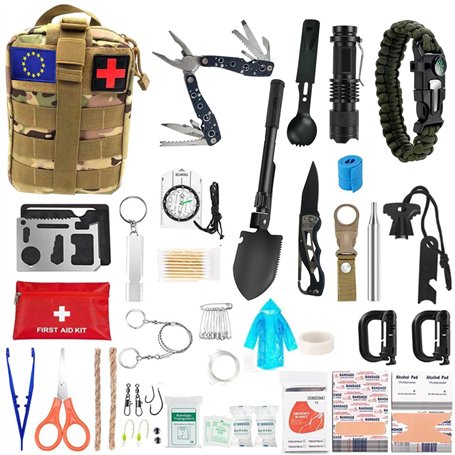 Kit de Survie Ultime Complet 153 en 1