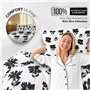 DRAP HOUSE Housse de Couette 220x240 cm avec 2 Taies d'oreiller 63x63 cm – Parure de lit en Coton Douce,Fermeture Éclair, pour L