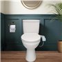 Oxjebo Bidet Toilette WC Non Électrique - Modèle Réversible Gauche/droite - Douchette Bidet japonais - Double buse rétractable e