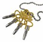 Jewellers Tools (PWK) Lot de 14 clés de Montre de Poche Taille 00-12 : Remontoir d'outils Vintage (40)