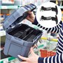 TEHAUX 2pcs Loquets de Tirage à Poignée en T, Flexible Loquet de Capot en Caoutchouc en Acier Fermetures Rapides En Acier Inoxyd