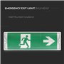 V-TAC Lampe de Secours LED 3W pour Plafond et Mur - Éclairage de Sortie de Secours avec Batterie - Autonomie 3 Heures - IP65 - L