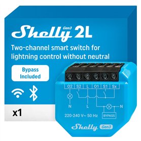 Shelly 2L Gen3 - Interrupteur connecté Wi-Fi