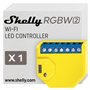 Shelly RGBW2 | Module relais Wi-Fi pour Bandes LED RGBW | Variateur de lumière | Domotique | Compatible Alexa & Google Home | Ap