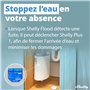 Shelly Flood - Détecteur de Fuite d’Eau Wi-FI, Alerte inondation, Notification instantanée par app iOS, Android, Capteur de temp