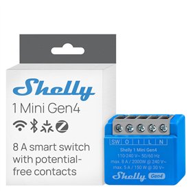 Shelly 1 Mini Gen4 - Micromodule interrupteur Matter