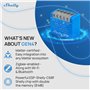 Shelly 1 Mini Gen4 - Micromodule interrupteur Matter, Zigbee, Wi-Fi, 1 Canal 8A, Contacts secs, Ouvre-porte de garage connecté, 