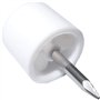 AERZETIX: 200 taquets d'étagère tablette à clouer Ø12mm rond Virelles en plastique blanc C41520