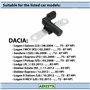 AERZETIX - C66221 - Capteur PMH pour vilebrequin sans câble - nombre de pôles: 2 pins - compatible avec 8200 772 182 - mécanique