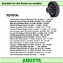 AERZETIX - C66280 - Bouchon de liquide de refroidissement - pression d'ouverture: 1.08 bar - compatible avec 16401 30010, 16401 