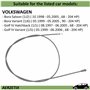 AERZETIX - C66740 - Tirette de capot moteur sans poignée pour véhicules avec direction à gauche - compatible avec numéros OE 1J1