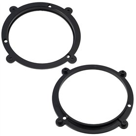 AERZETIX - C11620 - Lot de 2 Adaptateurs/Supports pour Haut-parleurs de Voiture Ø130 mm - côté de Montage portière Avant - Compa