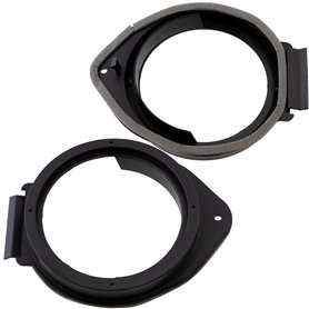 AERZETIX - C16609 - Lot de 2 Adaptateurs/Supports pour Haut-parleurs de Voiture Ø165 mm - côté de Montage portière Avant/arrière