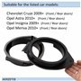 AERZETIX - C16609 - Lot de 2 Adaptateurs/Supports pour Haut-parleurs de Voiture Ø165 mm - côté de Montage portière Avant/arrière
