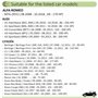 AERZETIX - C70425 - Kit d'accessoires, plaquette de frein à disque - compatible avec numéros OE 5K0698231