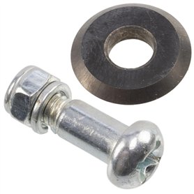 AERZETIX - C77178 - Roulette lame couteau de couper carreaux Ø16x6x3 mm pour coupe carrelage manuel - en acier