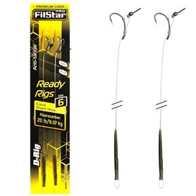 PRO FILSTAR Hameçon de pêche à la carpe D-Rig N6