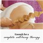 Tuuli Accessories Anti Cellulite Masseur Rouleau à Cubes de Massage Appareil Maderothérapie Bois 40 cm