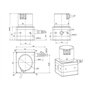PKHDLYEU Encodeur linéaire capteur de Fil de Traction 500MM Petit encodeur de chaîne Mesure Industrielle capteur de Position lin