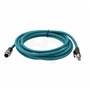 HangTon Industrial Machinery Câble d'alimentation Ethernet RJ45 4 broches D-Code RJ45 Câble réseau blindé étanche Capteur encode