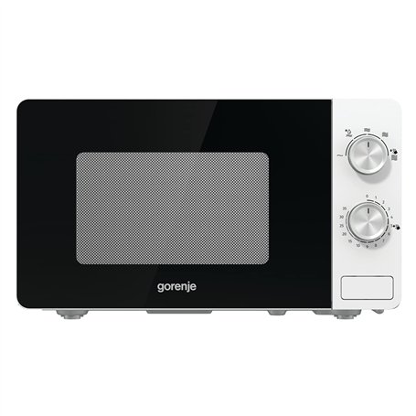 Gorenje MO 17 E1W Micro-Ondes/SmartStart/AquaClean/Fonction Dégivrage avec Réglage du Temps/Boulon de Sécurité de Porte/5 Niveau