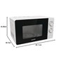 Gorenje MO 17 E1W Micro-Ondes/SmartStart/AquaClean/Fonction Dégivrage avec Réglage du Temps/Boulon de Sécurité de Porte/5 Niveau