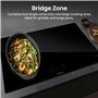 Hisense HI8421BSC Plaque de cuisson à induction Noir 80 cm