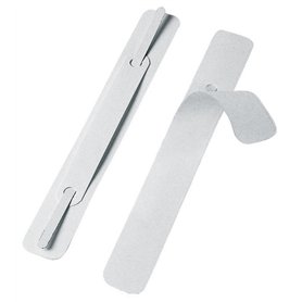 Veloflex 2802000 Attaches pour documents perforés 150 x 20 mm Auto-adhésif Polypropylène Languette en métal Blanc (Import Allema