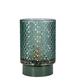 Pauleen 48310 LED Mobile Lampe Modern Glamour minuterie Pile Turquoise Luminaire à Poser