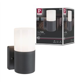 Paulmann 94649 lumin. extérieur applique Tubs IP44 rond max. 15W.