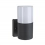 Paulmann 94649 lumin. extérieur applique Tubs IP44 rond max. 15W.,extérieur Métal, plastique Lumin, jardin E27 , Gris Dépoli