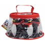 Schildkröt Set de Bowling Souple Pingouin, Ensemble de Bowling pour Intérieur et Extérieur, 6 Pingouins avec un Support Stable e