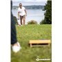 Schildkröt Cornhole Set, Ensemble en Bois MDF Certifié FSC, avec 2 Planches (52 x 30 x 14 cm) et 8 Sacs de Sable, Jeu à Lancer p