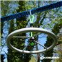 Schildkröt Spinning Wheel, Grande Roue en Métal pour Enfants et Adultes, Accessoire pour la Jungle Line
